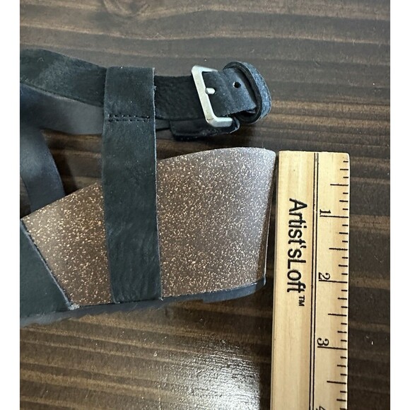 TEVA Mahonia Wedge Cross Strap Wedge Leather Sandals Strappy Women's 9.5 - Picture 11 of 11